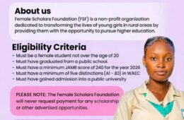 female scholars foundation